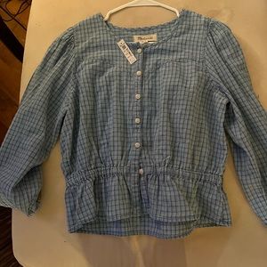 NWT-button up Madewell shirt Medium.